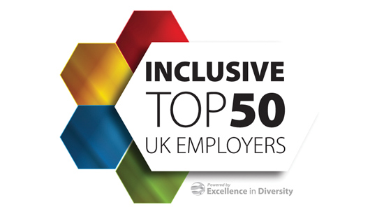 A Top 50 inclusive employer >>