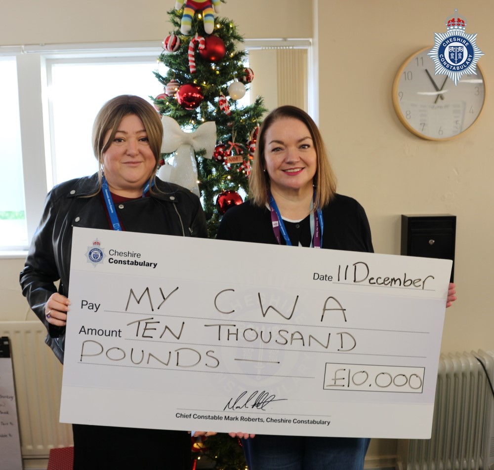 My CWA with cheque
