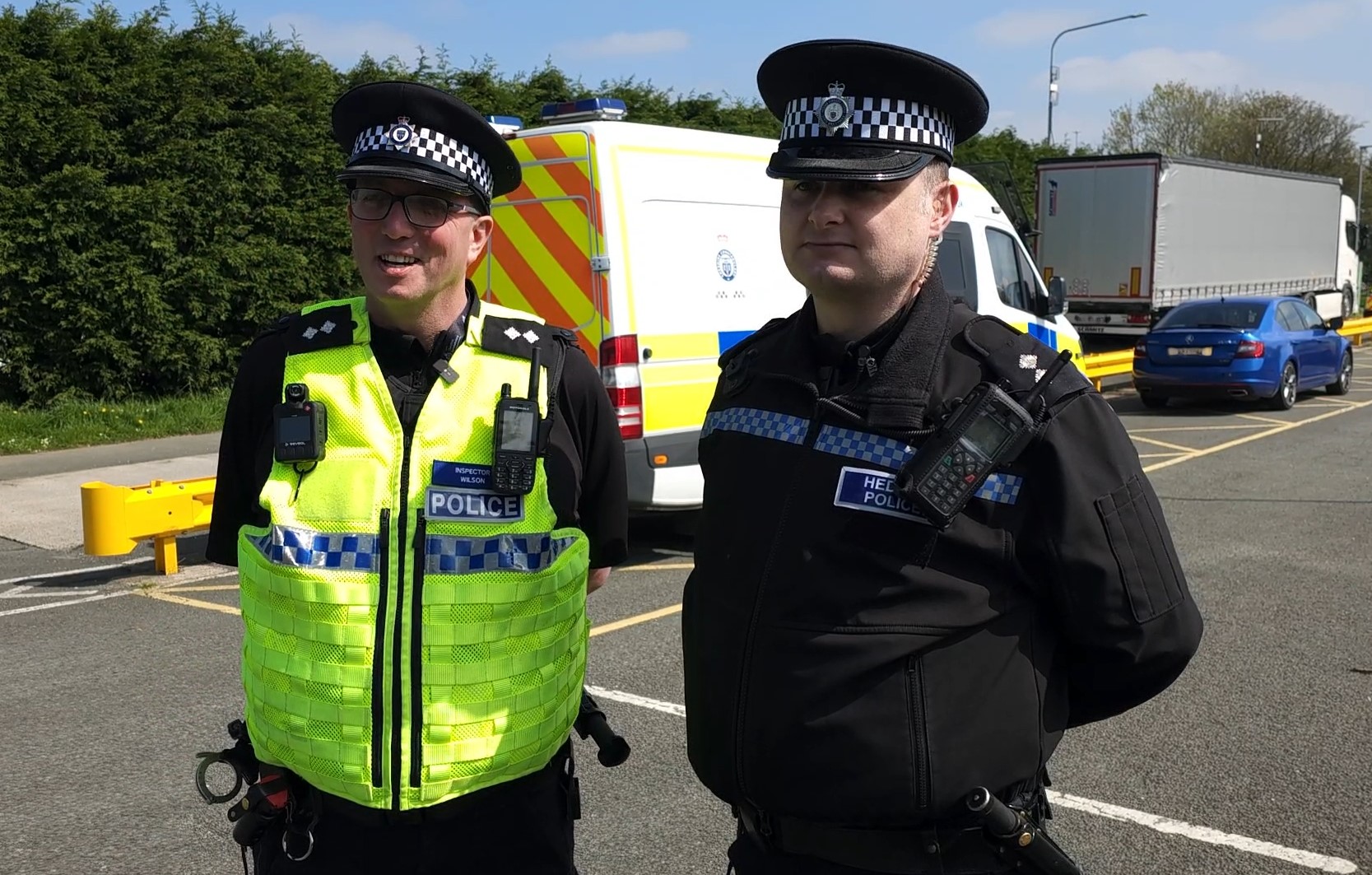 Insp James Wilson and Insp Wes Williams