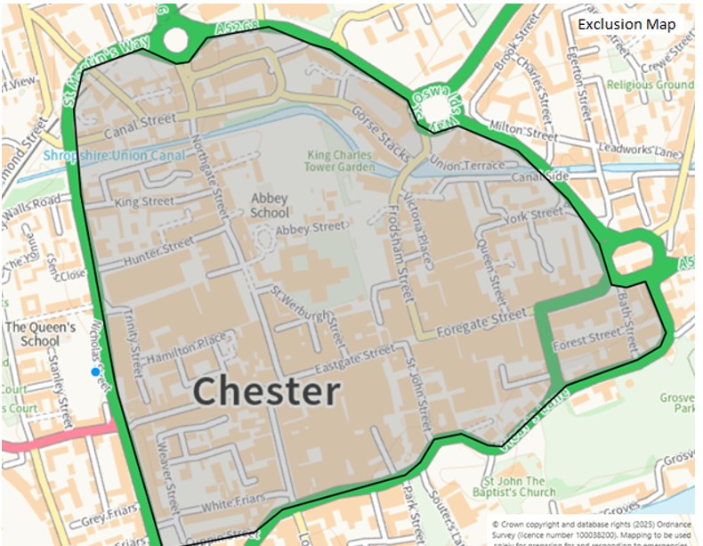Exclusion map - Leach