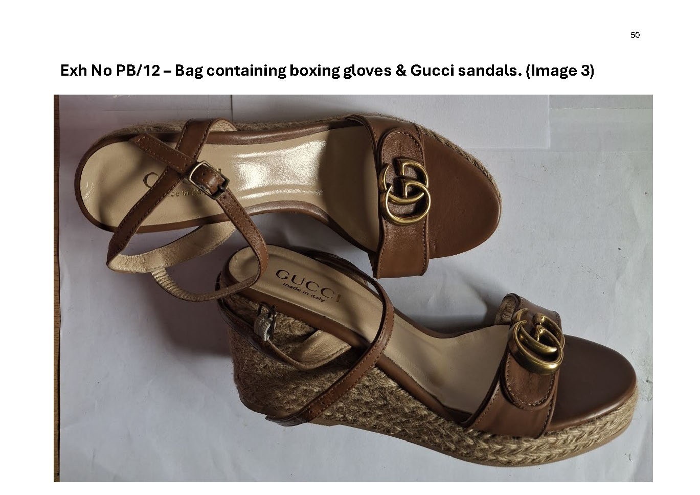 PB12 Bag containing boxing gloves and Gucci sandals - 3.jpg