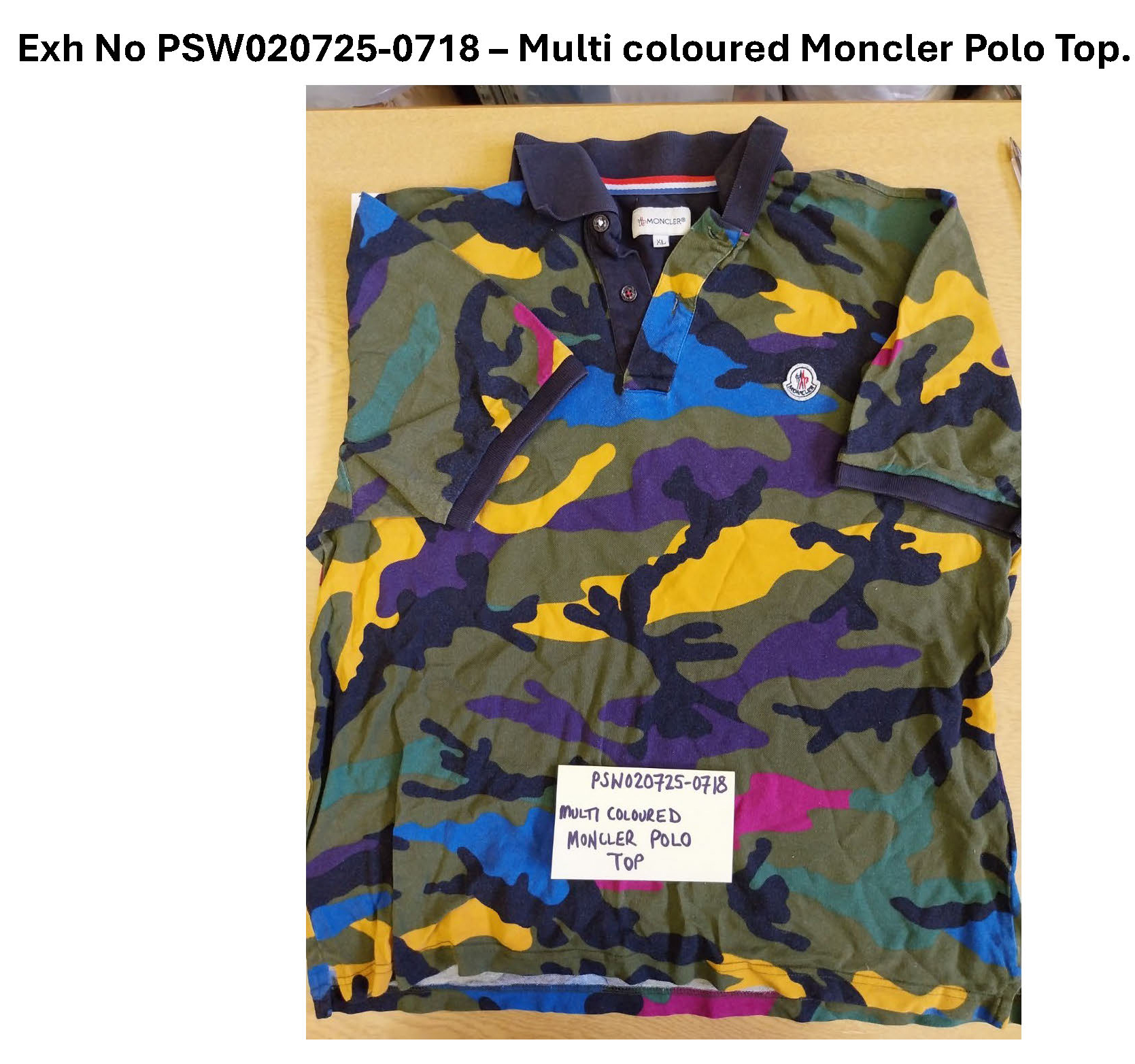 Multi coloured Moncler Polo Top.jpg