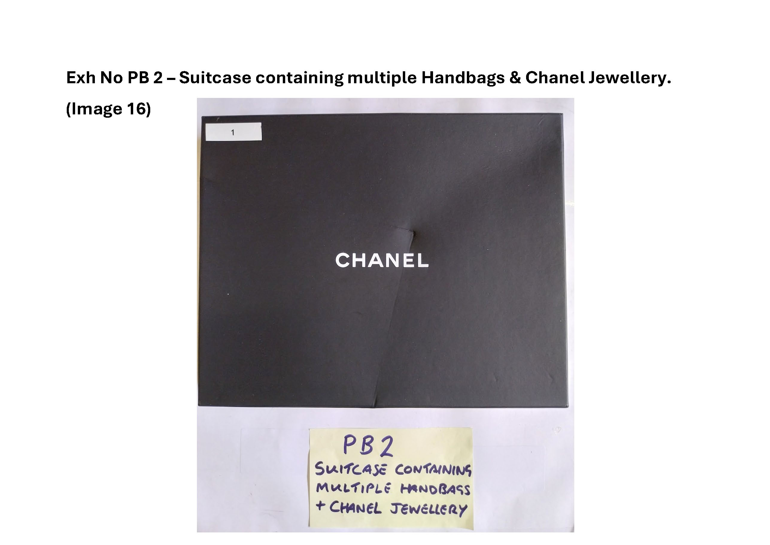 PB2 Suitcase containing multiple handbags and Chanel jewellery 16.jpg