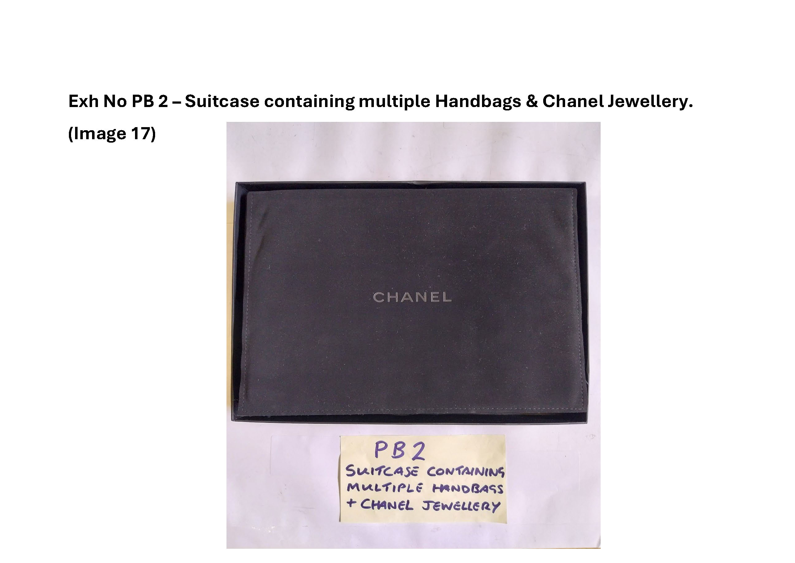 PB2 Suitcase containing multiple handbags and Chanel jewellery 17.jpg