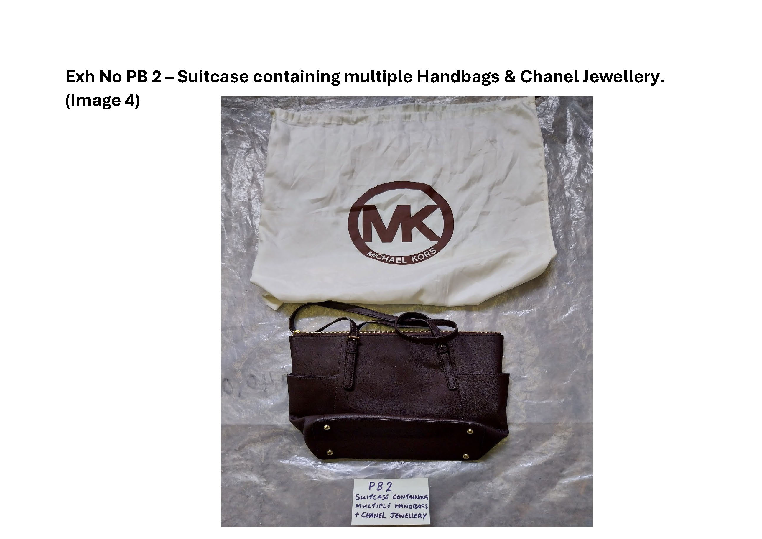 PB2 Suitcase containing multiple handbags and Chanel jewellery 4.jpg