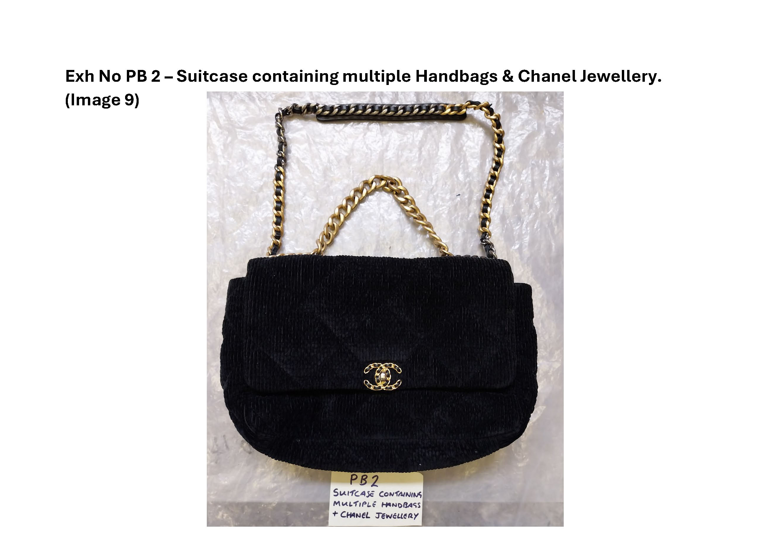 PB2 Suitcase containing multiple handbags and Chanel jewellery 9.jpg