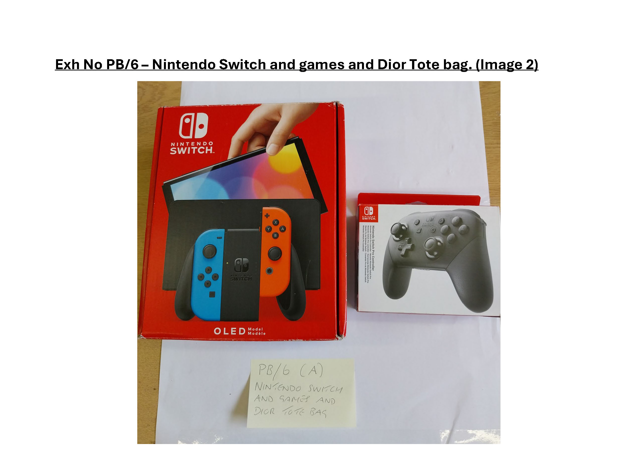 PB6 Nintendo Switch and games and Dior tote bag - 2.jpg