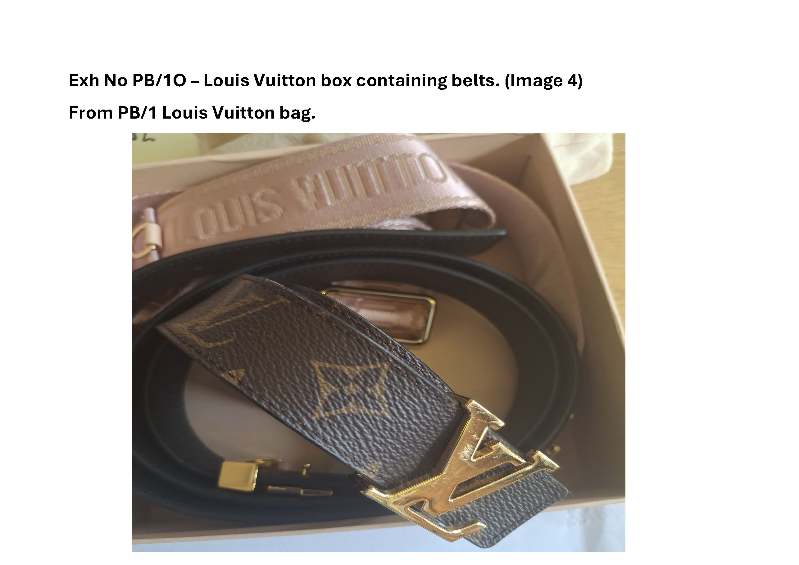 PB1O - Louis Vuitton box containing belts - 4.jpg