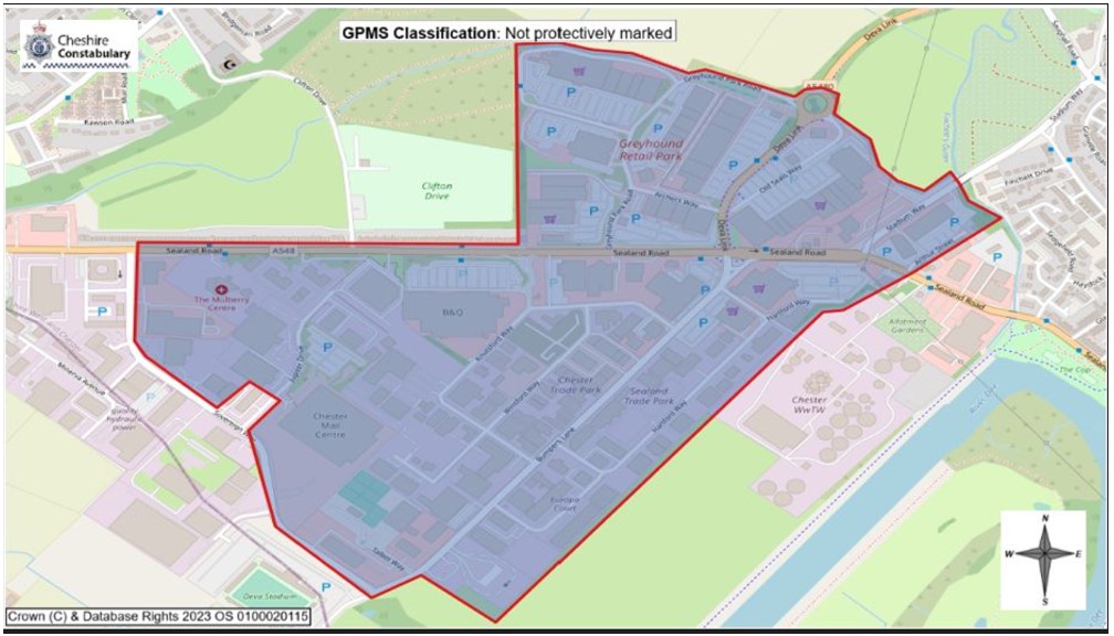CBO exlusion map - Deva Retail Park