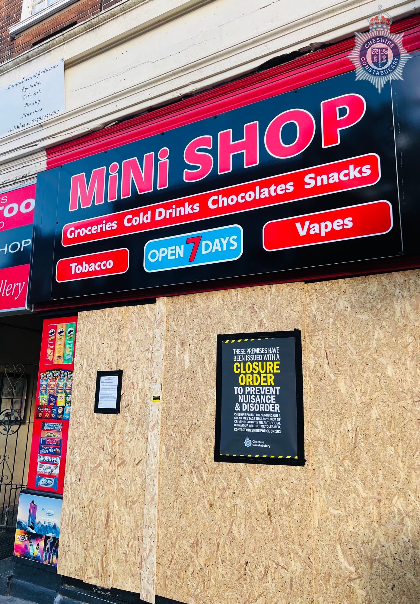 Text Rotation Ppt Eight closure orders granted for shops across Cheshire in multi-agency ...
