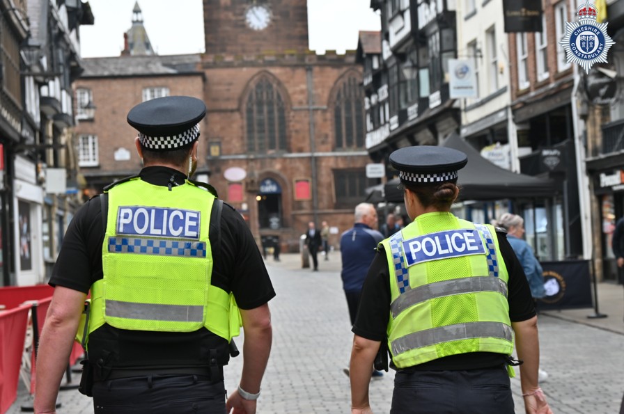 Officers in Chester